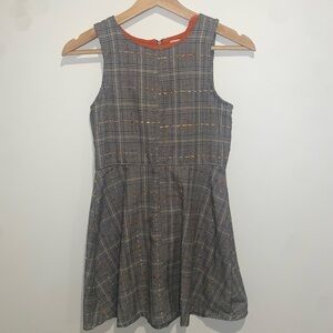 GB girls plaid sleeveless dress